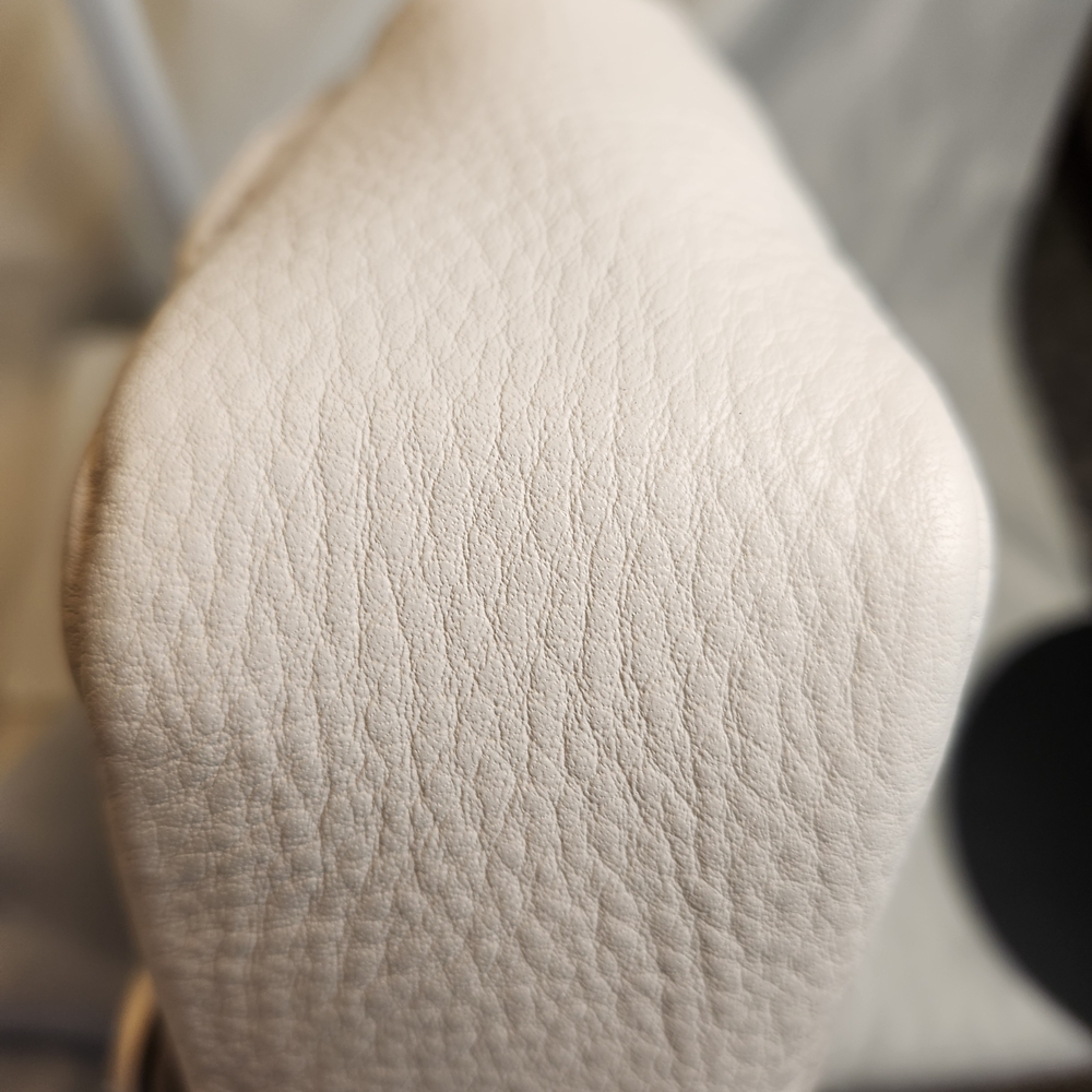 Karl Lagerfeld Paris Agyness Quilted Leather Shoulder Bag In Cream - Picture 10 of 16
